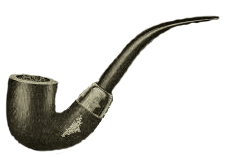 etching of a tobacco pipe